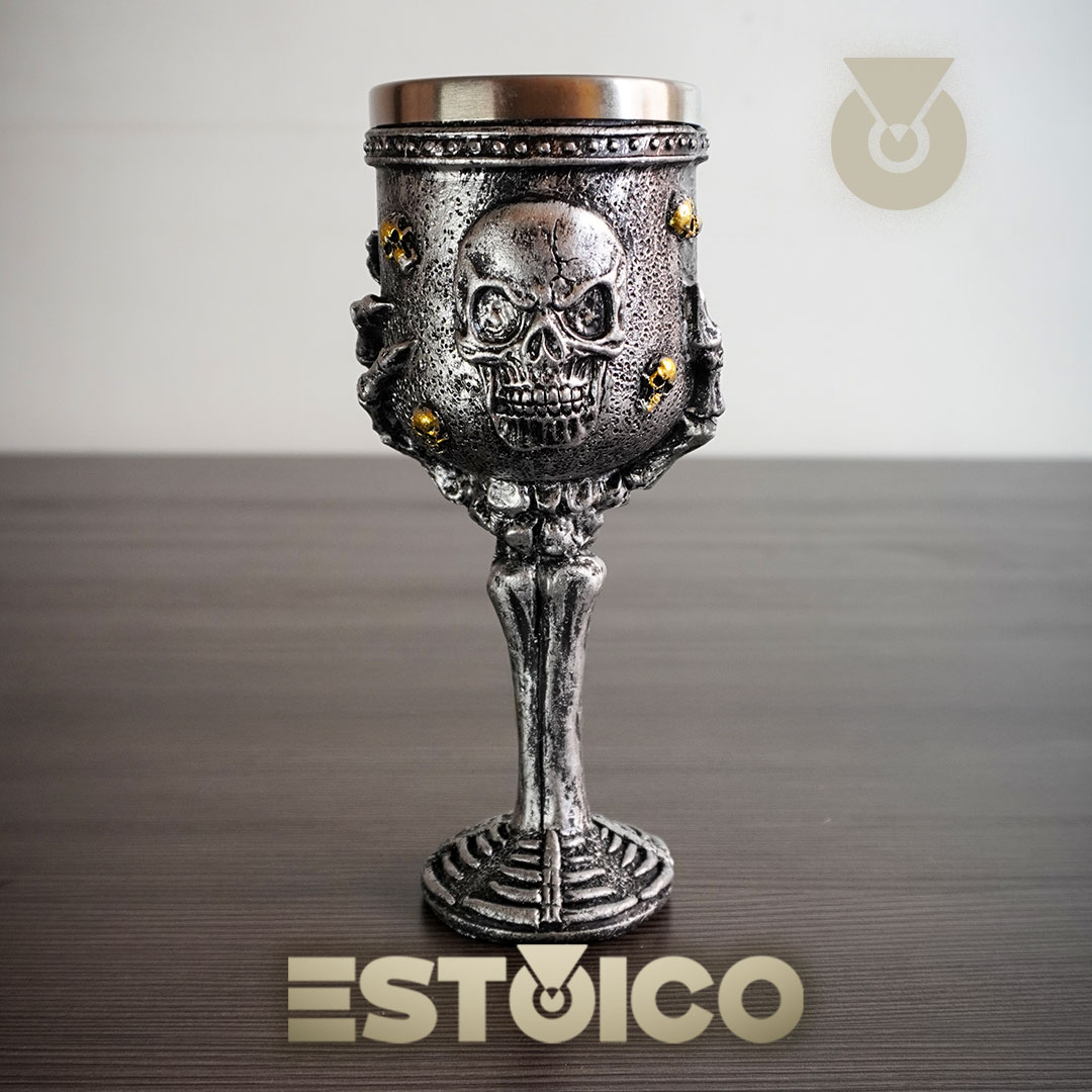 Estoico, Copa, Calavera, Cáliz, Colombia, Copa Metalica, Copa tematica..