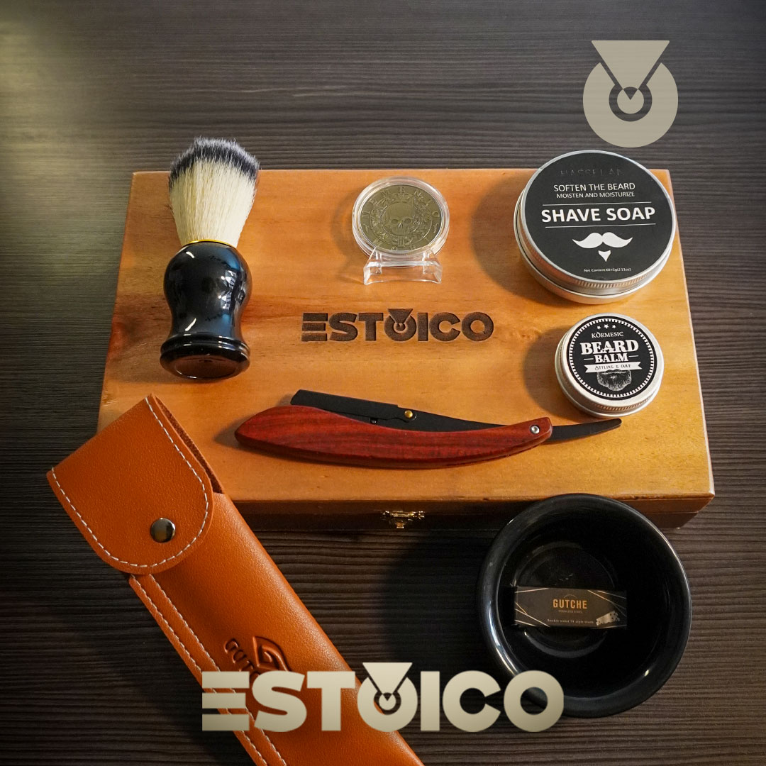 Kit Baberia, rasurar, afeitar, regalo, Colombia, Estoico